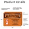 Signmission Lead Renovation Work With Symbol OSHA Warning Sign, Vinyl Decal, 14in W x 10in L, 2PK OS-2PACK-WS-D-1014-L-12664 - alternate 6